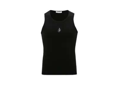 JW ANDERSON Printed Vest Top "Black/Multi"
