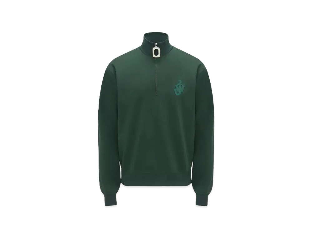 JW ANDERSON Half Zip Track Top "Racing Green"