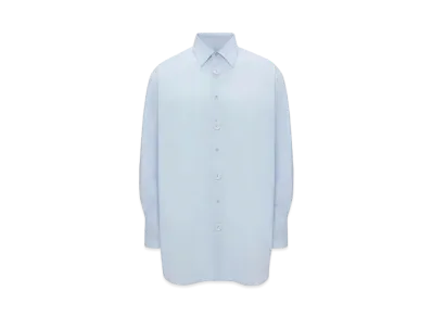 JW ANDERSON Oversized Shirt With Ceramic Buttons "Light Blue"