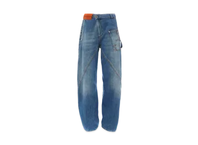 JW ANDERSON Twisted Workwear Denim Jeans "Light Blue"