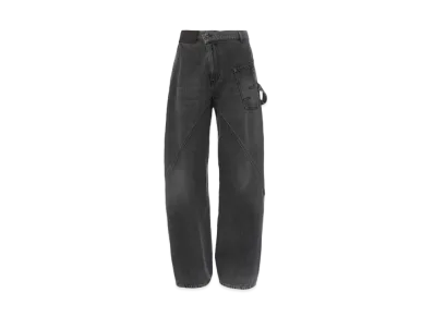 JW ANDERSON Twisted Workwear Denim Jeans "Grey"