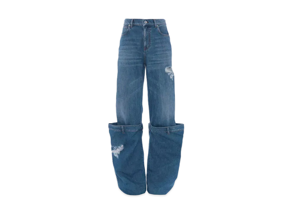 JW ANDERSON Bucket Denim Jeans "Light Blue"