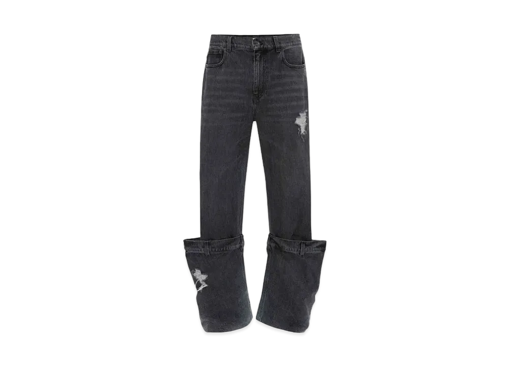 JW ANDERSON Bucket Denim Jeans "Black"