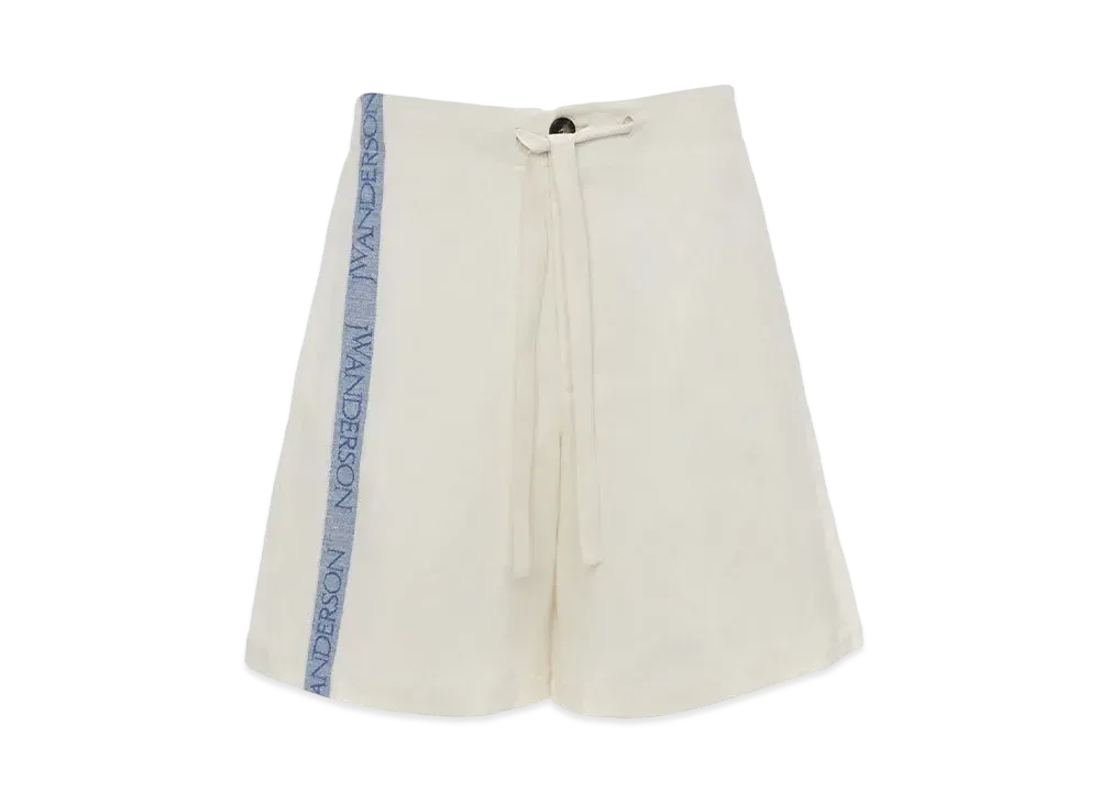 JW ANDERSON Wide Leg Shorts "Off White"
