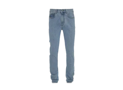 JW ANDERSON Slim Fit Leather Trousers "Natural"