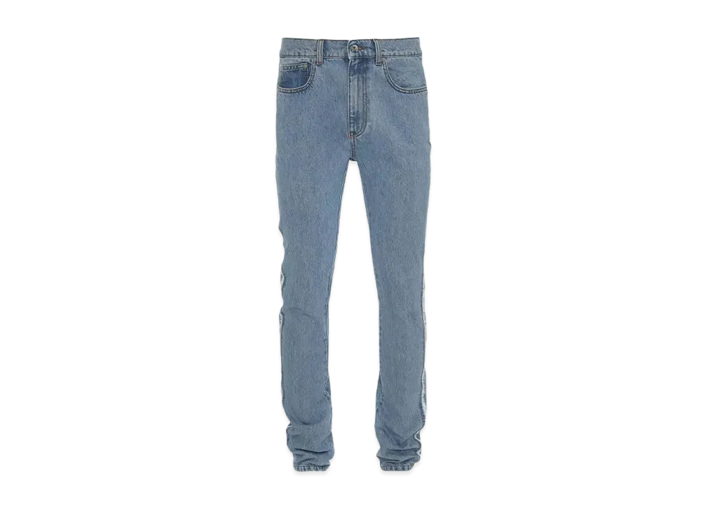 JW ANDERSON Twisted Slim Fit Jeans "Blue"