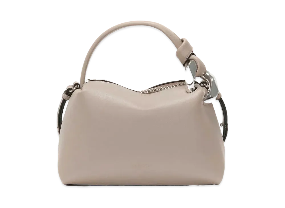 JW ANDERSON Small Jwa Corner Bag - Leather Bag "Taupe"