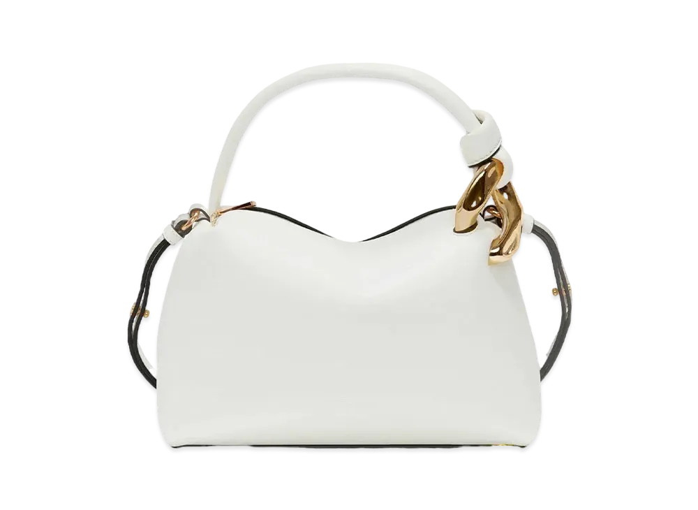 JW ANDERSON Small Jwa Corner Bag - Leather Bag "Off White"