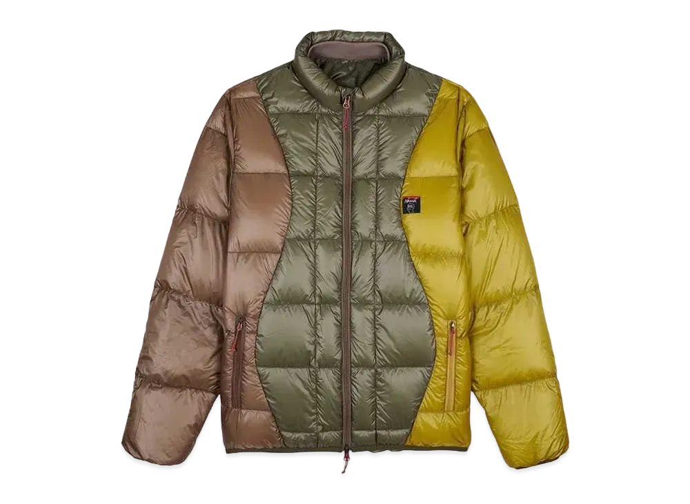 BRAIN DEAD x NANGA Multi Toned Olive Puffer "Multi"