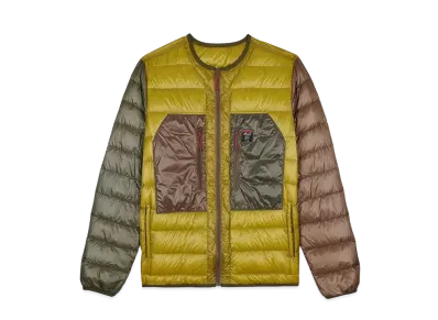 BRAIN DEAD x NANGA Paneled Puffer Shirt "Multi"