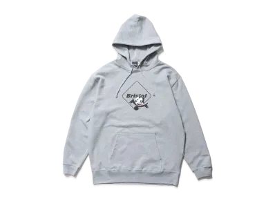 F.C.REAL BRISTOL Felix The Cat Supporter Sweat Hoodie "Gray"