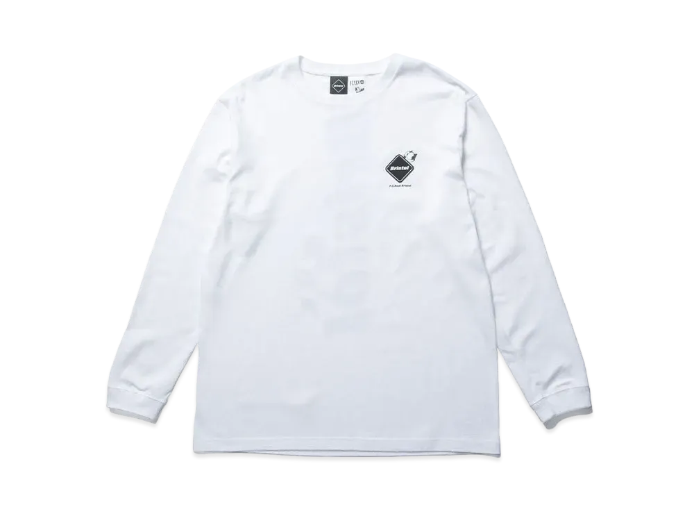 F.C.REAL BRISTOL Felix The Cat Supporter L/S Tee "White"