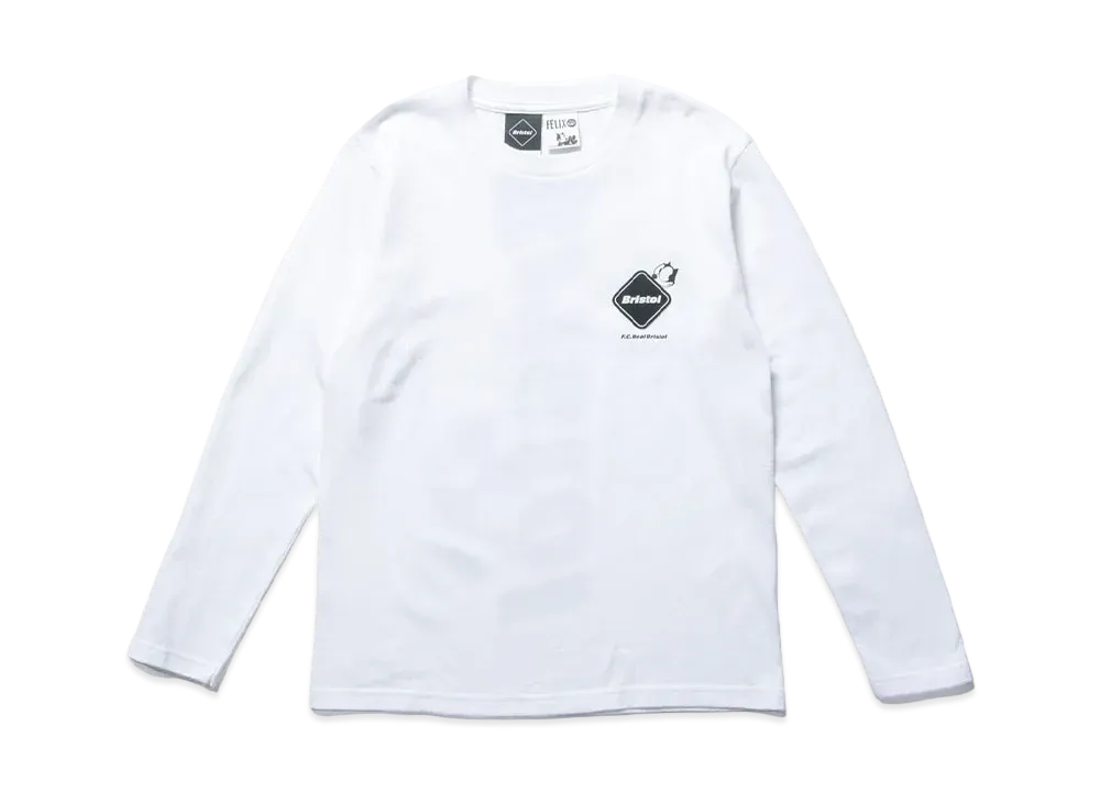 F.C.REAL BRISTOL For Kids Felix The Cat Supporter L/S Tee "White"