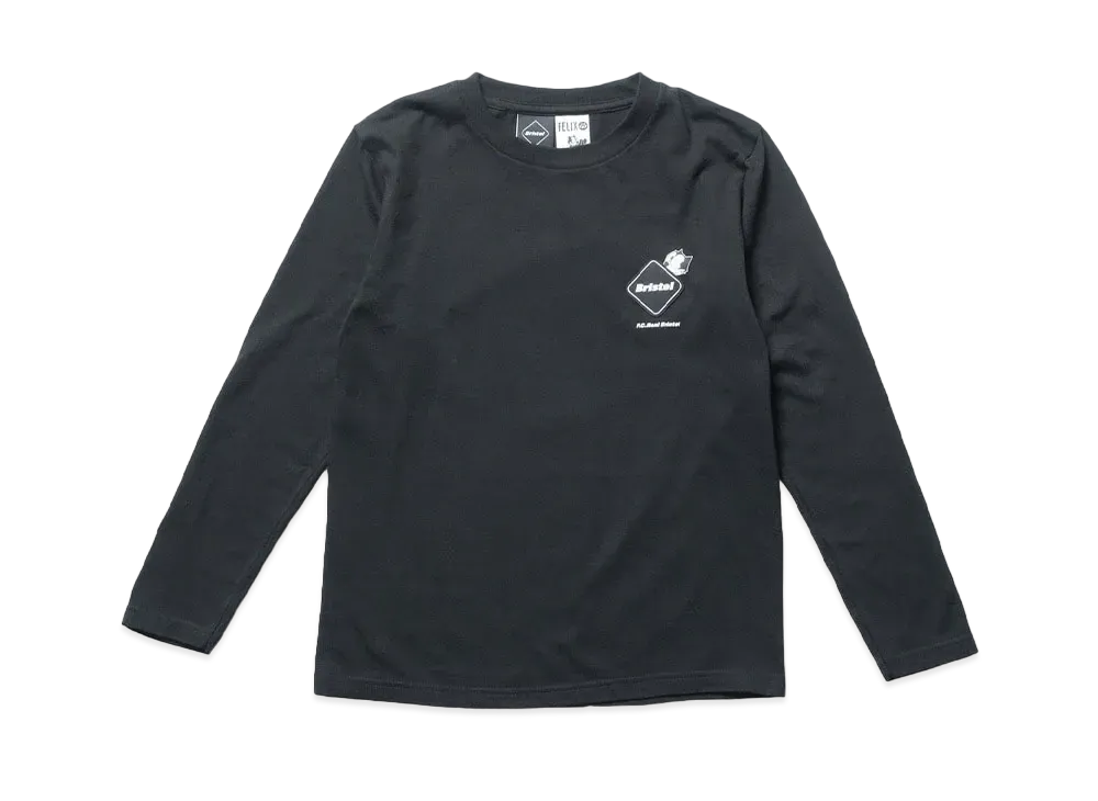 F.C.REAL BRISTOL For Kids Felix The Cat Supporter L/S Tee "Black"