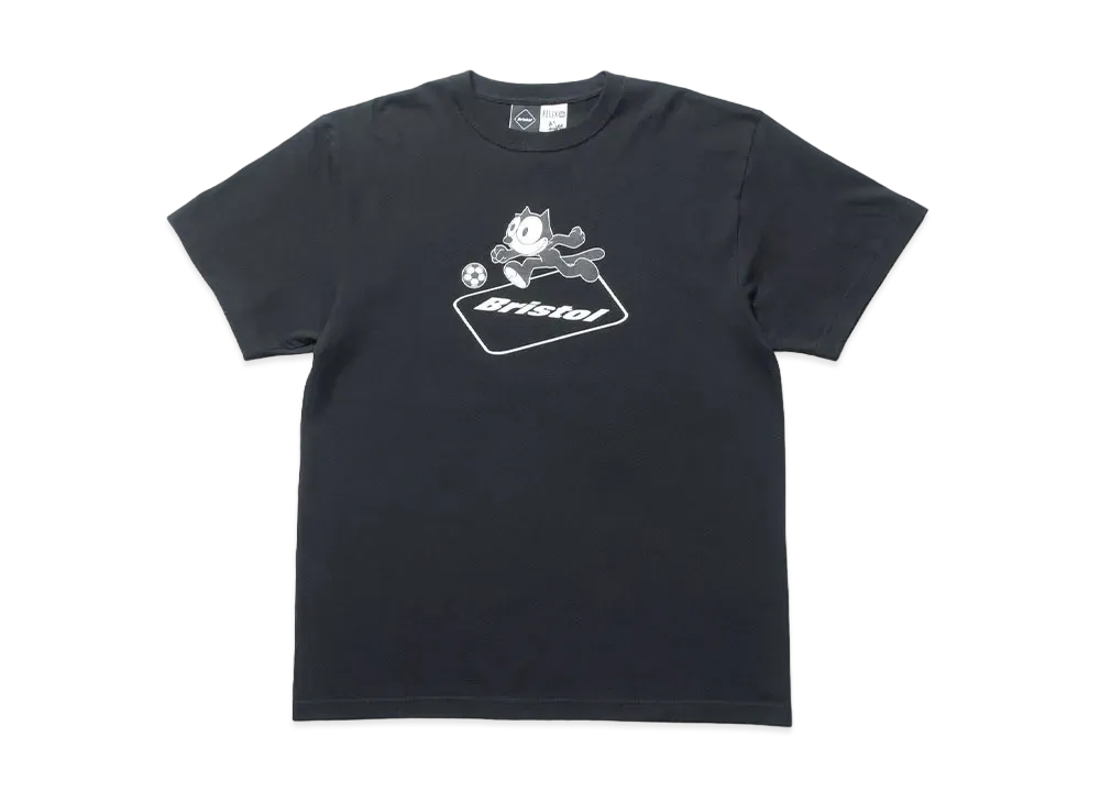 F.C.REAL BRISTOL Felix The Cat Supporter S/S Tee "Black"