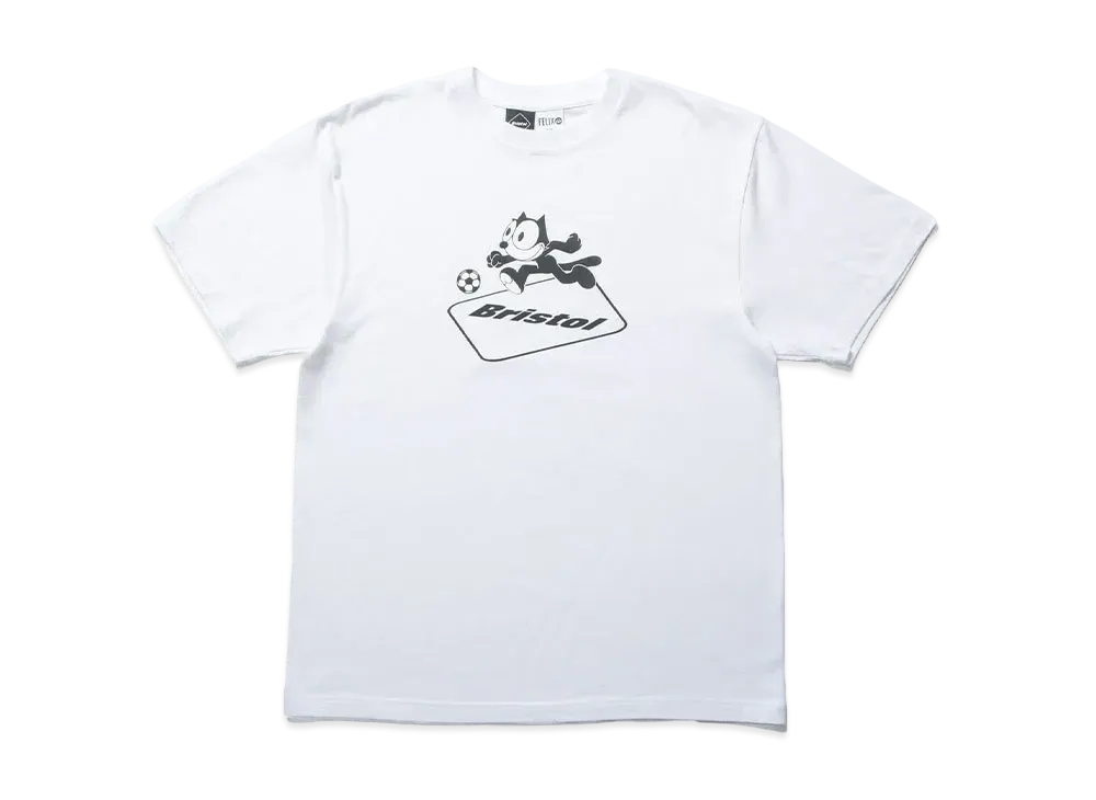 F.C.REAL BRISTOL Felix The Cat Supporter S/S Tee "White"