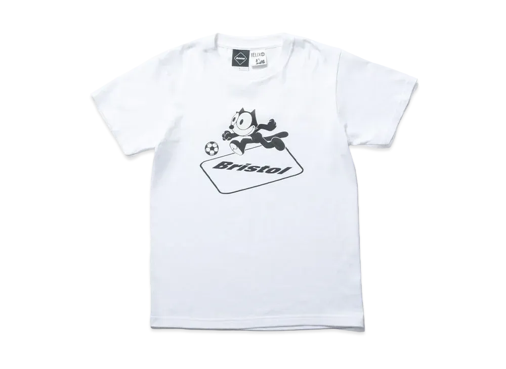 F.C.REAL BRISTOL For Kids Felix The Cat Supporter S/S Tee "White"
