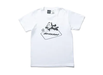 F.C.REAL BRISTOL For Kids Felix The Cat Supporter S/S Tee "White"