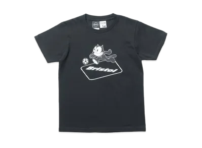 F.C.REAL BRISTOL For Kids Felix The Cat Supporter S/S Tee "Black"