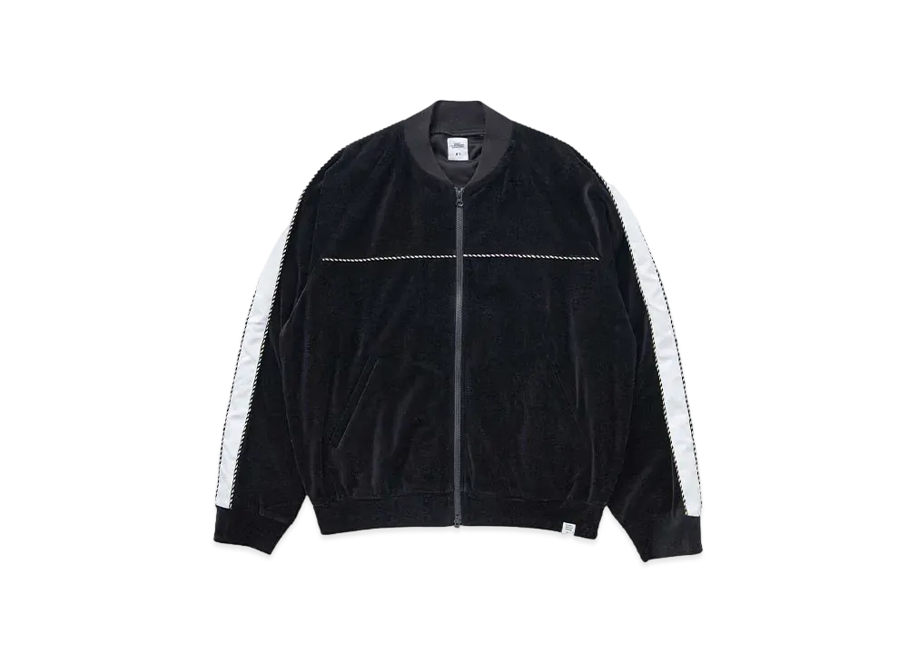 BEDWIN & THE HEARTBREAKERS L/S VELOUR TRACK JACKET "SCHNABEL"