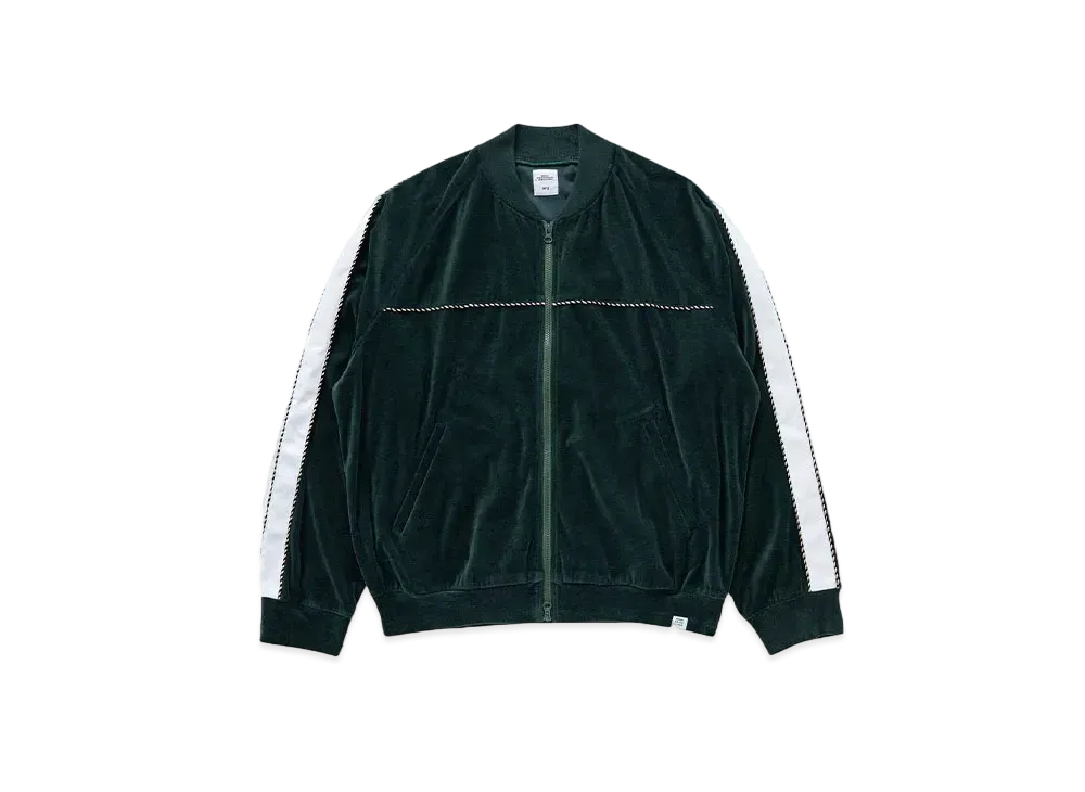 BEDWIN & THE HEARTBREAKERS L/S VELOUR TRACK JACKET "SCHNABEL"