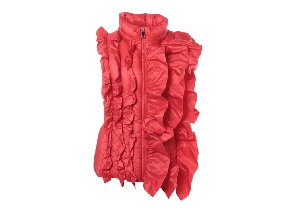 MONCLER Simone Rocha Marianne Down Vest "Red"