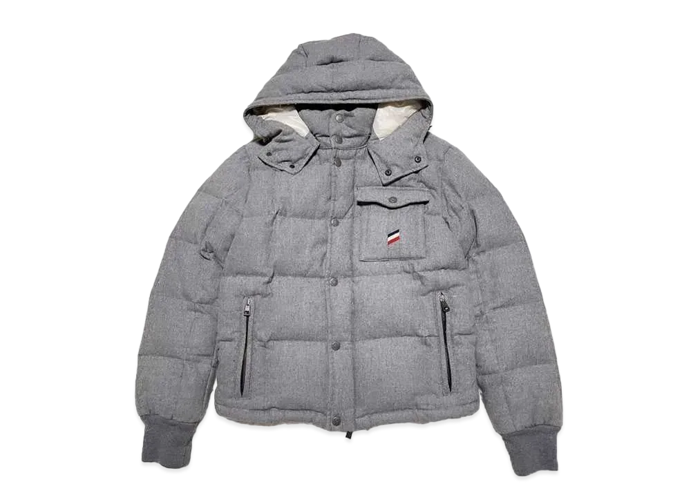 MONCLER Cezanne Wool Down Jacket "Gray"