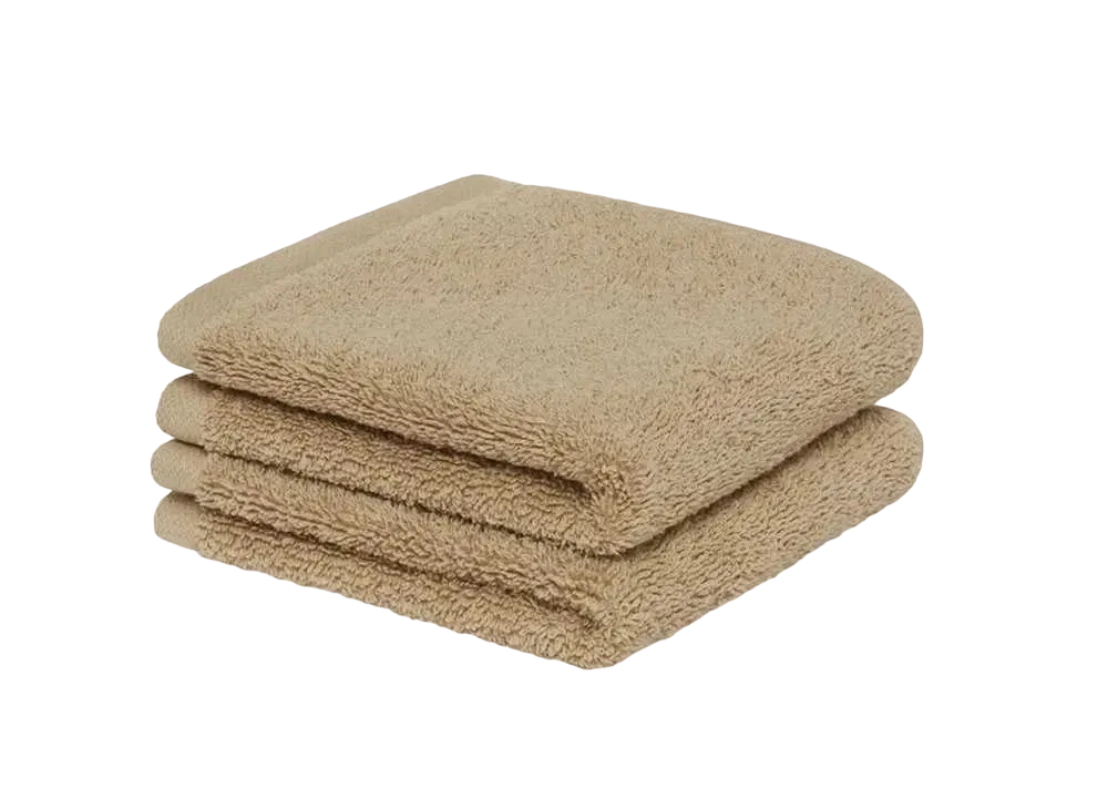 JJJJound Face Towel 2 Pack "Beige"