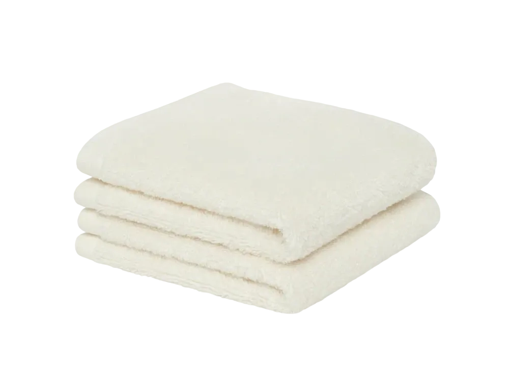 JJJJound Face Towel 2 Pack "Off White"
