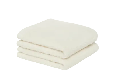 JJJJound Face Towel 2 Pack "Off White"