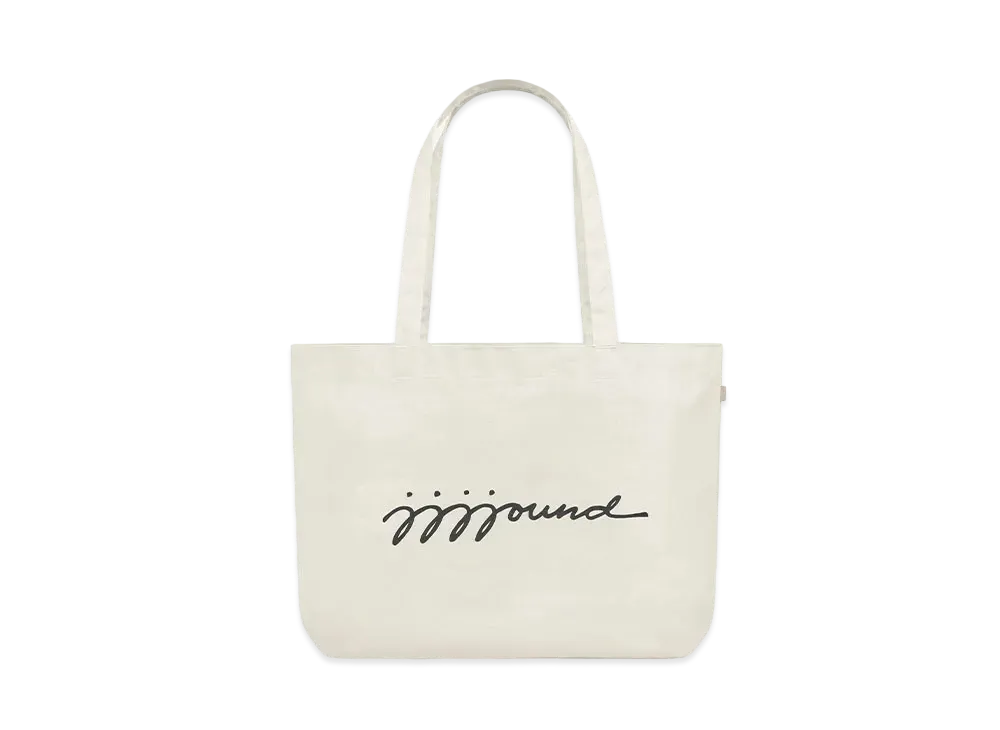 JJJJound Scripted Tote L "Natural"