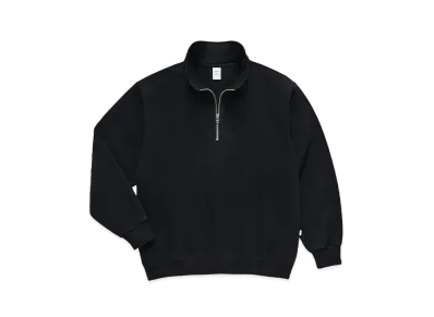 JJJJound J2000 Quarter Zip "Black French Terry"