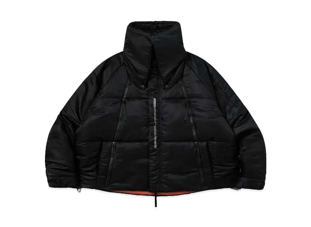 GOOPiMADE® X TIGHTBOOTH D-System Padding Monster Parka "Black/Orange"