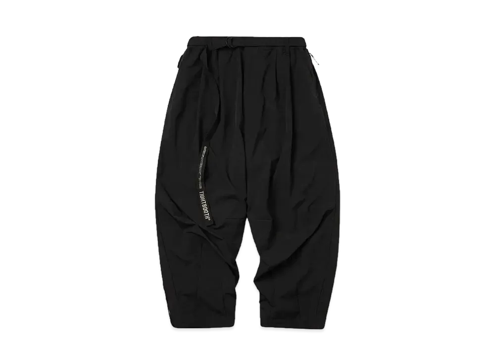 GOOPiMADE® X TIGHTBOOTH Strap Baggy Slacks "Black"