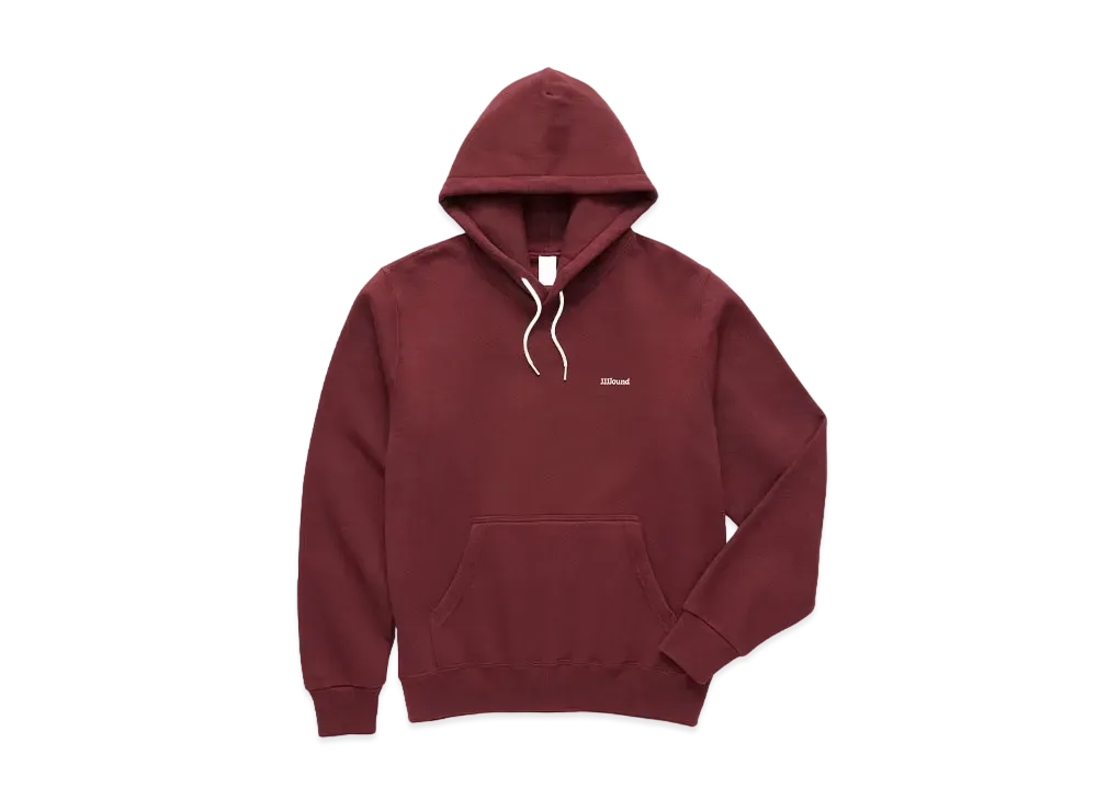 JJJJound J90 Hoodie "Burgundy"