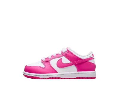Nike PS Dunk Low "White/Laser Fuchsia"