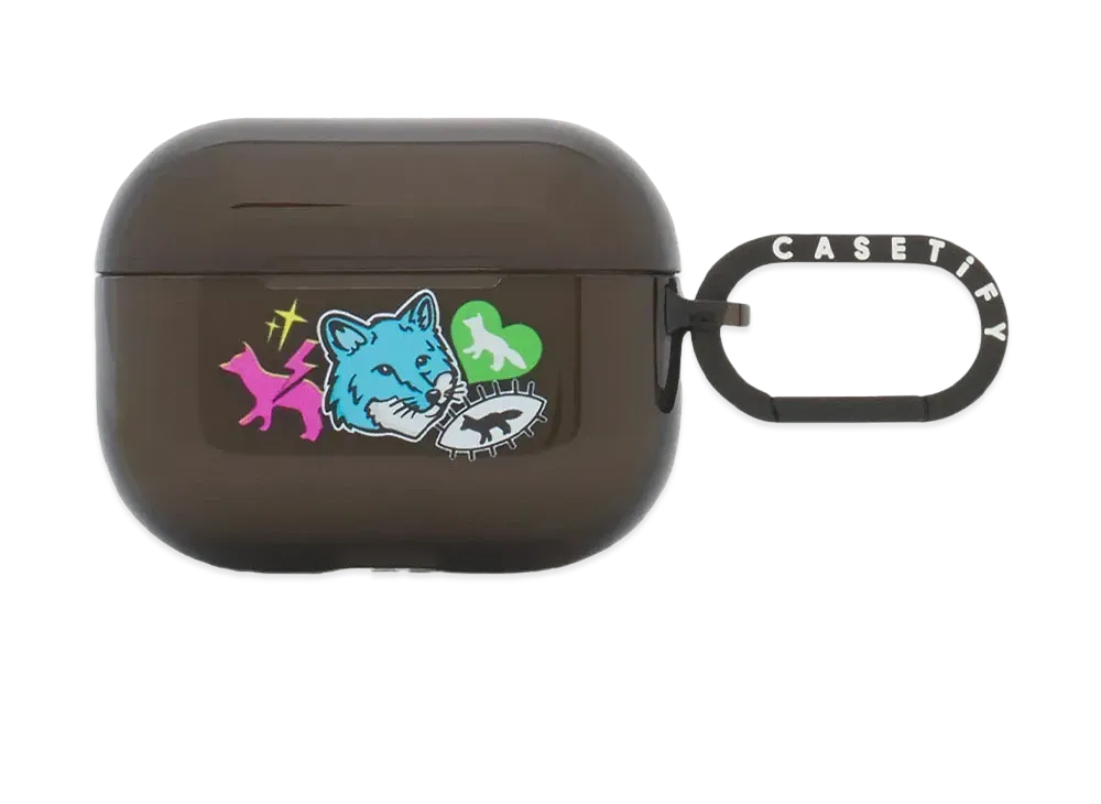 CASETIFY x MAISON KITSUNE Logo Stickers Airpods Pro 2 Case "Multi"