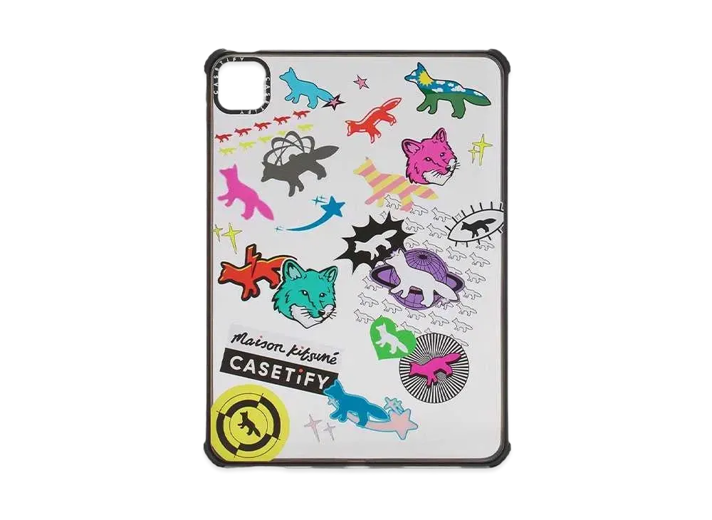 CASETIFY x MAISON KITSUNE Logo Stickers Ipad Case Pro 11 "Multi"