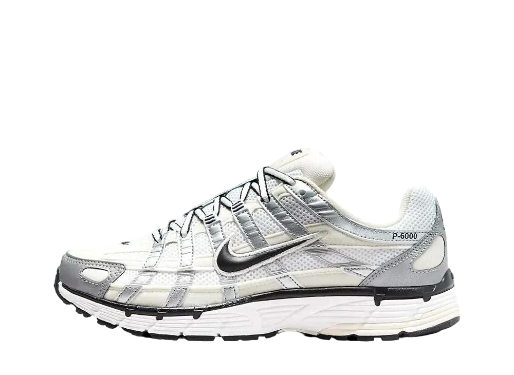 Nike Women's P-6000 "Coconut Milk/Summit White/Metallic Silver/Black"