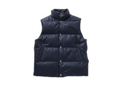 COMOLI for BIOTOP Cotton Nylon Down Vest Exclusive "Navy"