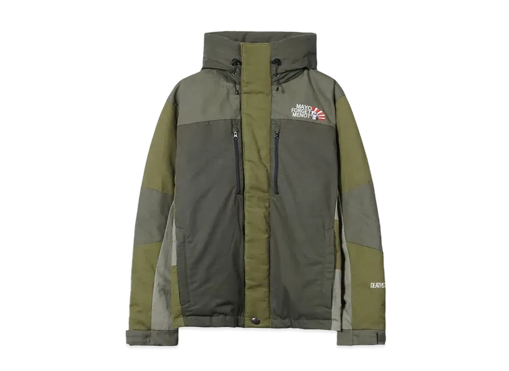 MAYO FORGET ME NOT Embroidery Down Jacket "OLIVE"