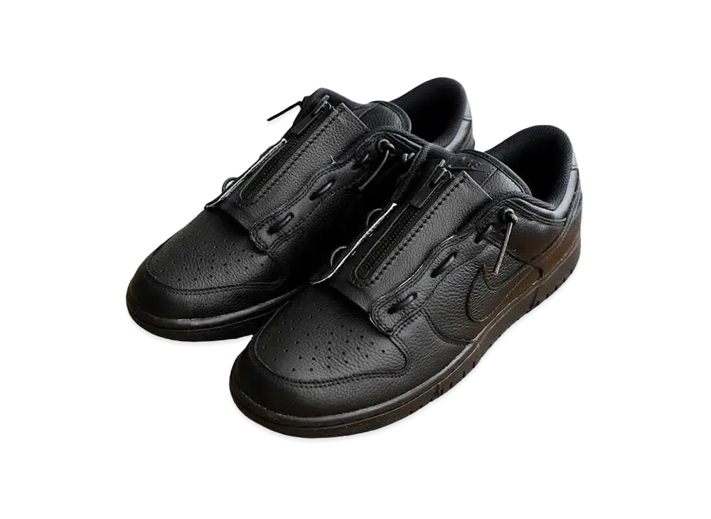 siiran Dunk Custom Zipper Unit Triple Black czdl04tb "BLACK/BLACK"