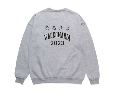WACKO MARIA x Narukiyo / Sweat Shirt "Gray"