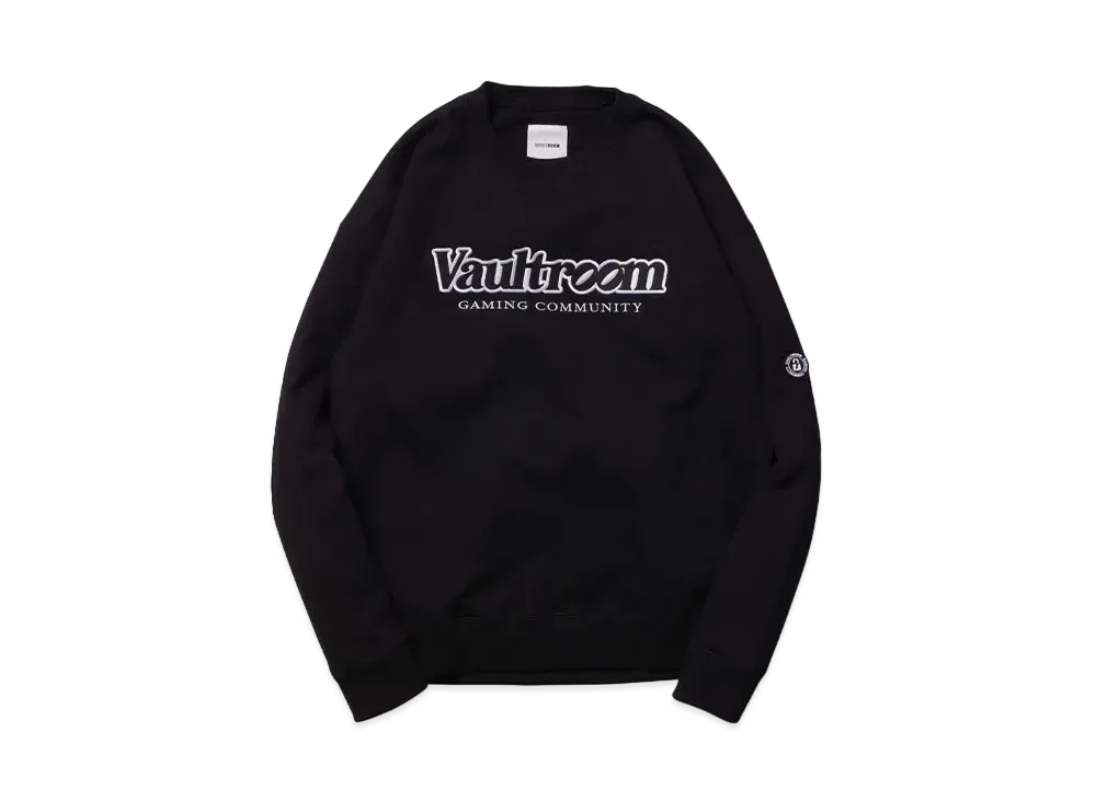 VAULTROOM College Logo Dyed Crewneck 