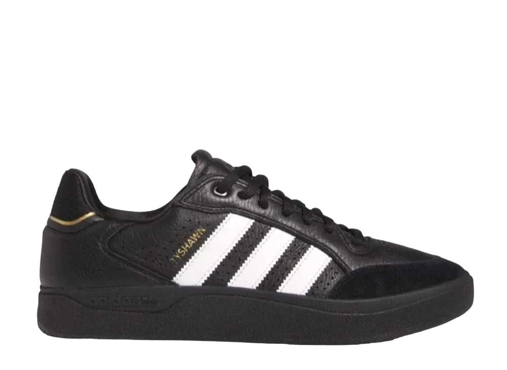 adidas Tyshawn Low "Core Black/Footwear White/Gold Metallic"