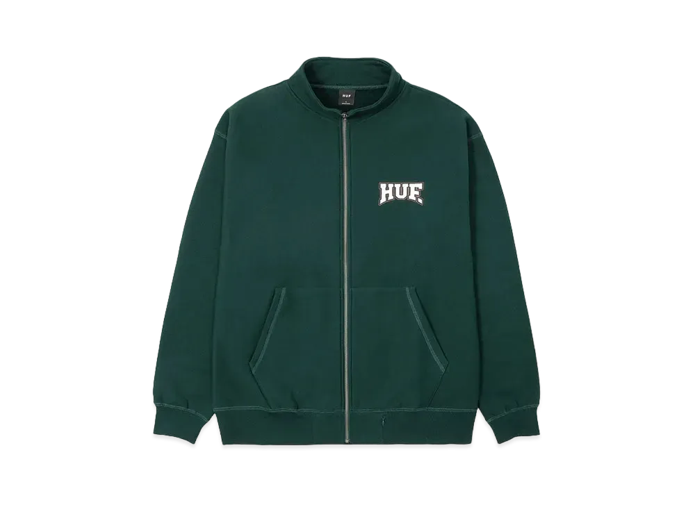 HUF Home Team Full Zip Fleece "DK Green"