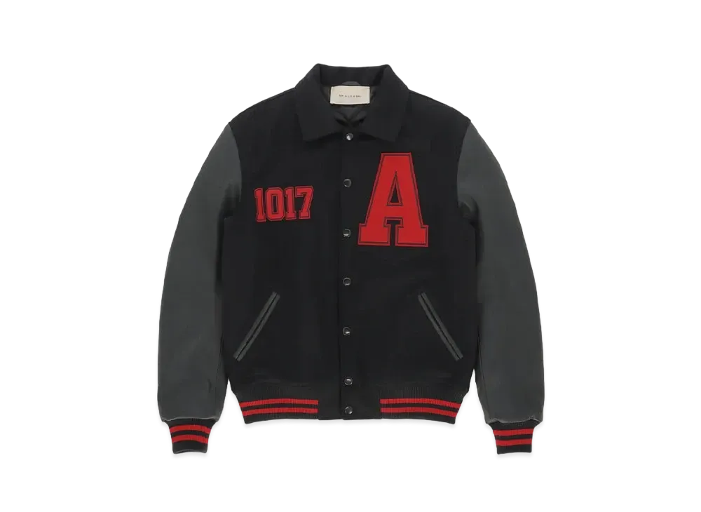 1017 ALYX 9SM Logo Varsity Jacket "Black"