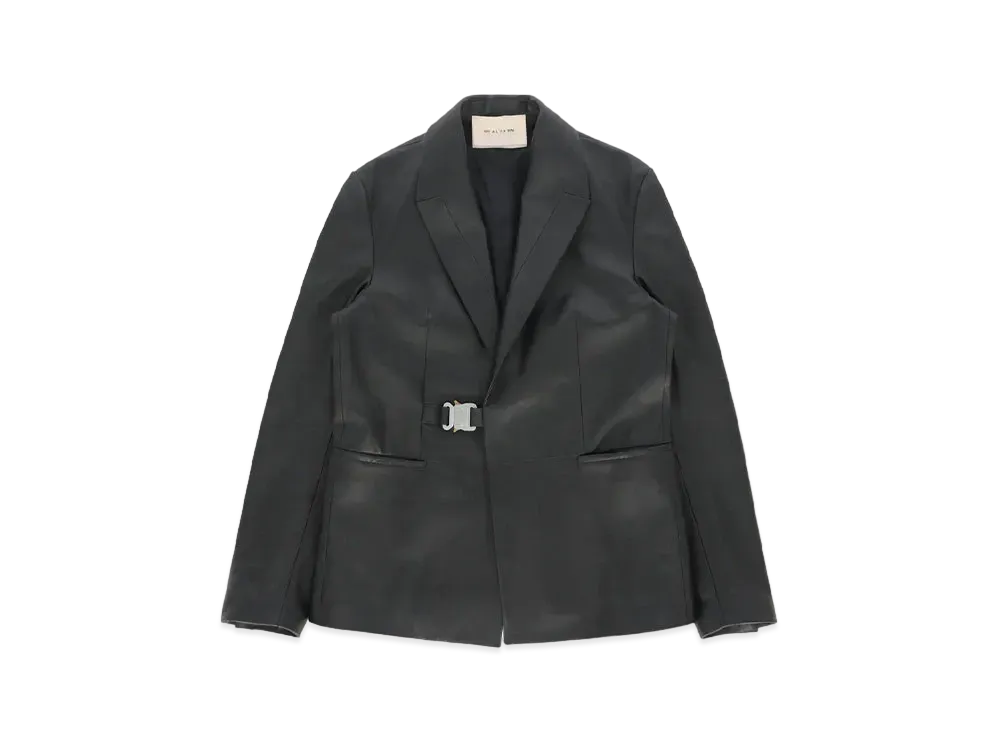 1017 ALYX 9SM Leather Buckle Blazer "Black"