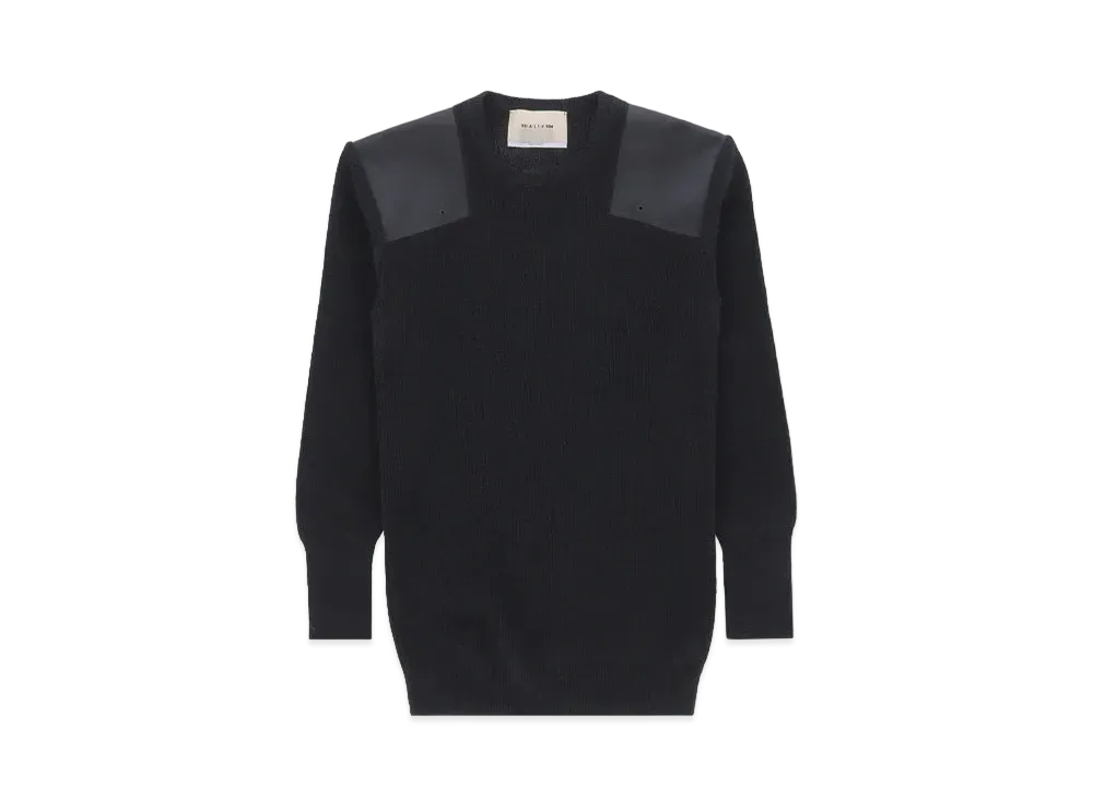 1017 ALYX 9SM Nylon Panel Sweater "Black"