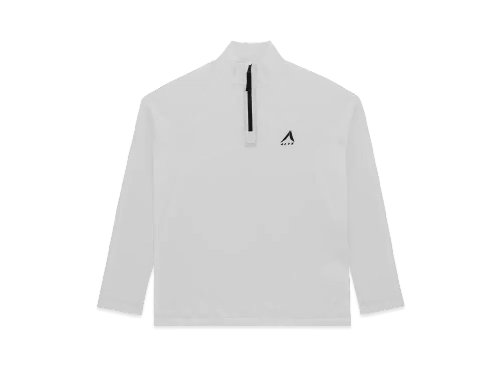 1017 ALYX 9SM Mesh Quarter Zip Top "White"